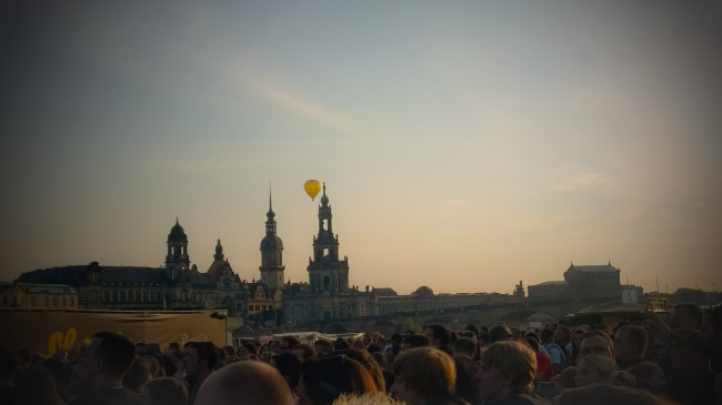 Der Blick auf Elbflorenz - immer wieder beeindruckend